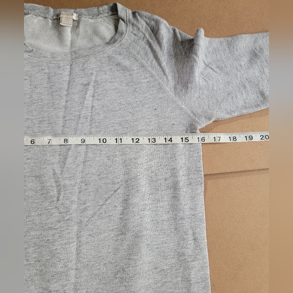J.Crew Gray Long Sleeve Sweatshirt Dress Size-XS - Picture 5 of 7